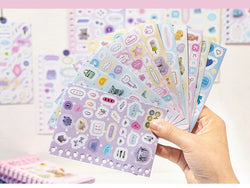 30sheets/piece Korean Ins Cute Collage Material Decorative Sticker Book Laptop Kpop Scrapbook Journal Kawaii Stickers Kids Gift (ONLINE ORDER ONLY)