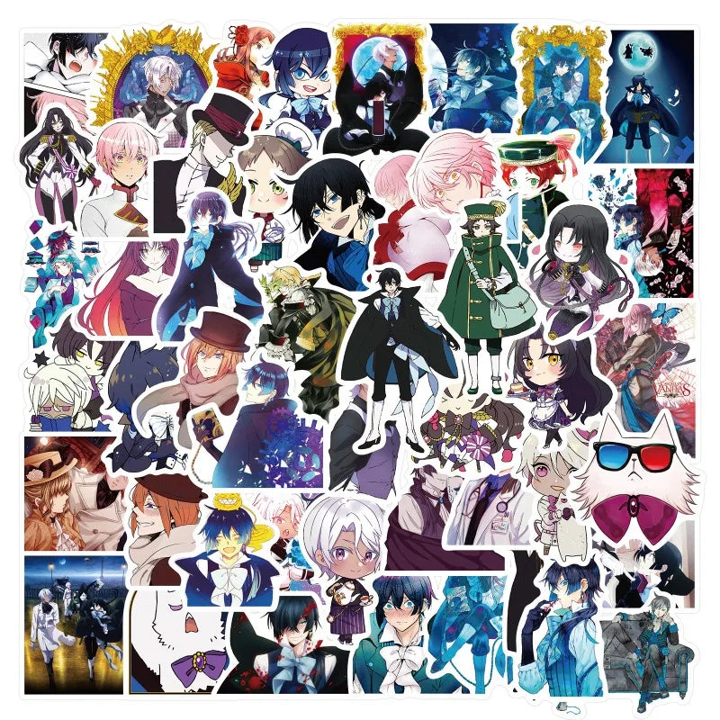 Vanitas No Carte Anime Stickers (50pcs) for Suitcase, Water Cup, Phone, Notebook, Refrigerator (Online Order Only)