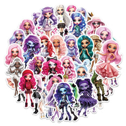 Y2K Rainbow Spice Girls Cartoon Stickers for Laptop, Luggage, Car, Fridge, DIY Vinyl (10/30/50pcs) (ONLINE ORDER ONLY)
