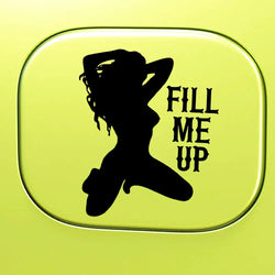 Funny Fuel Tank Cap Sticker for Car Decoration Sexy Beauty Exterior Accessories Stickers High Quality Waterproof Vinyl Decals (ONLINE ORDER ONLY)