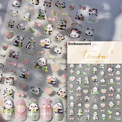 Cookies Chocolate Love Heart Flower Bowknot Rabbit Bunny Lace Bear Star Bouquet Rabbit Adhesive Nail Art Sticker Manicure Decal (ONLINE ORDER ONLY)