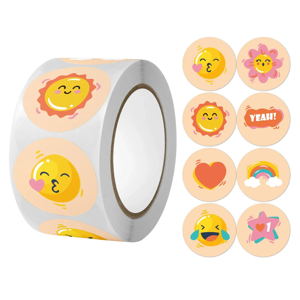 100-500pcs Encouragement Reward Stickers Thumbs Up Rewarded Kids School Kindergarten Children Scrapbook Stationery Sticker (ONLINE ORDER ONLY)