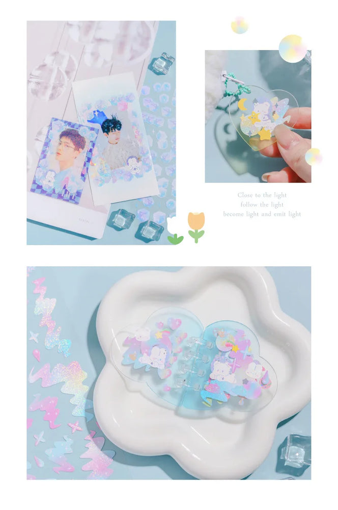 Lovely Sweet House Series Stickers Bubble Love Chain Scrapbooking Decorative Diary Album Stick Label Kawaii Korean Stationery (ONLINE ORDER ONLY)