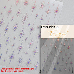 Dreamy Moon Star Cloud Butterfly Starrylight Rhinestone 5D Soft Embossed Relief Nail Art Sticker 3D Decal Decoration Manicure (ONLINE ORDER ONLY)