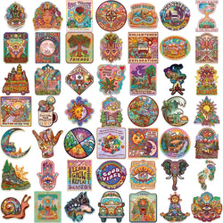 50PCS Fun Camping Adventure Stickers Aesthetic DIY Decals Skateboard Phone Laptop Suitcase Decorative Sticker (ONLINE ORDER ONLY)