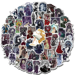Dark Fairy Tale Cartoon Stickers for Phone Laptop Luggage Skateboard - 10/30/50PCS (Online Order Only)