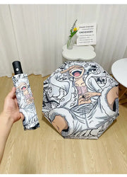 One Piece Nika Luffy Fold Umbrella Automatic Sunscreen (ONLINE ORDER ONLY)