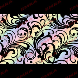 Universal  Floral Pattern Car Sticker for Triangular Window Decoration All Vehicles Accessories PVC Waterproof Vinyl Decals (ONLINE ORDER ONLY)