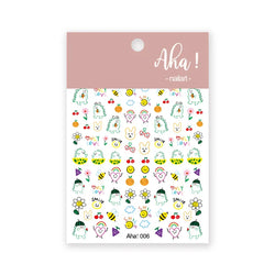 1Pc Cherry Fruit Nail Sticker Nail Art Decals Summer Lemon Grapefruit Self Adhesive DIY Nail Stickers Aha Series Nail Art Decor (Online Order Only)