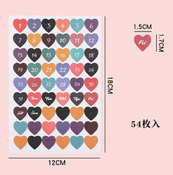 Loose-Leaf Notebook Handwritten Labels Indicate White And Blue Color Stickers Letter Stickers Sticky Notes Index Stickers (Online Order Only)