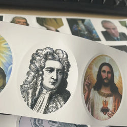 100Pcs Portraits of Celebrities Stickers Decals DIY Water Bottle Laptop Luggage Waterproof Cute Girls Stickers 2023 (Online Order Only)