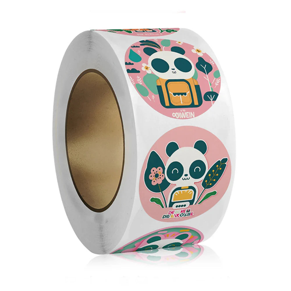 100-500pcs Panda Stickers Funny Animal Cartoon Decals Notebook Stationery Kids Sticker DIY Toys Gift Decoration Sealing Label (ONLINE ORDER ONLY)
