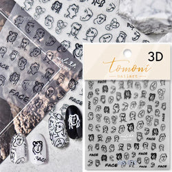 Cute Kapibala Halo Dyeing Kabibara Giant Rat Guinea Pig Cavy Lovely Expression Orange Adhesive Nail Art Stickers Manicure Decals (ONLINE ORDER ONLY)