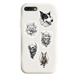 10/30/50pcs Black and white animal aesthetic decoration Sticker For Snowboard Laptop Luggage Car Fridge DIY Styling Vinyl (ONLINE ORDER ONLY)