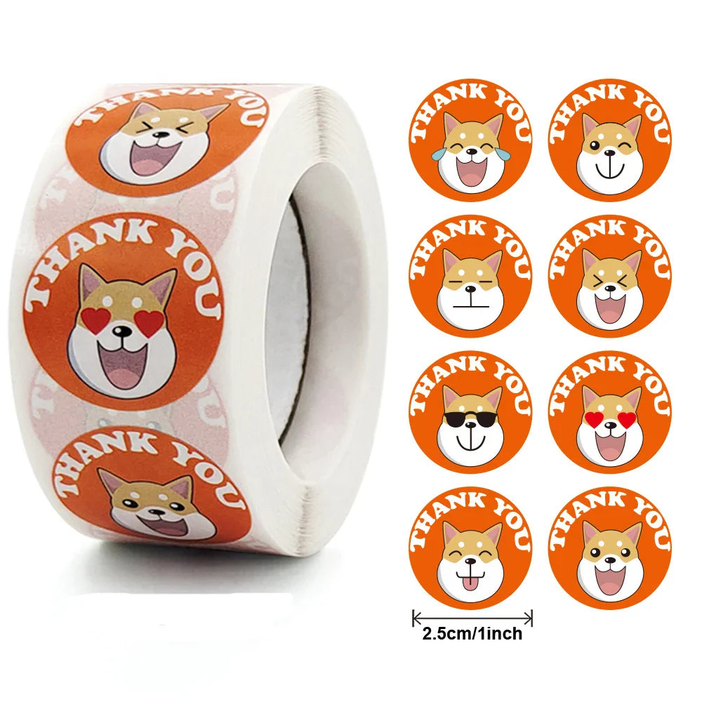 500PCS Reward Stickers for Kids Children Kindergarten School Encouragement Students Games Toy Animals Stationery Labels (ONLINE ORDER ONLY)
