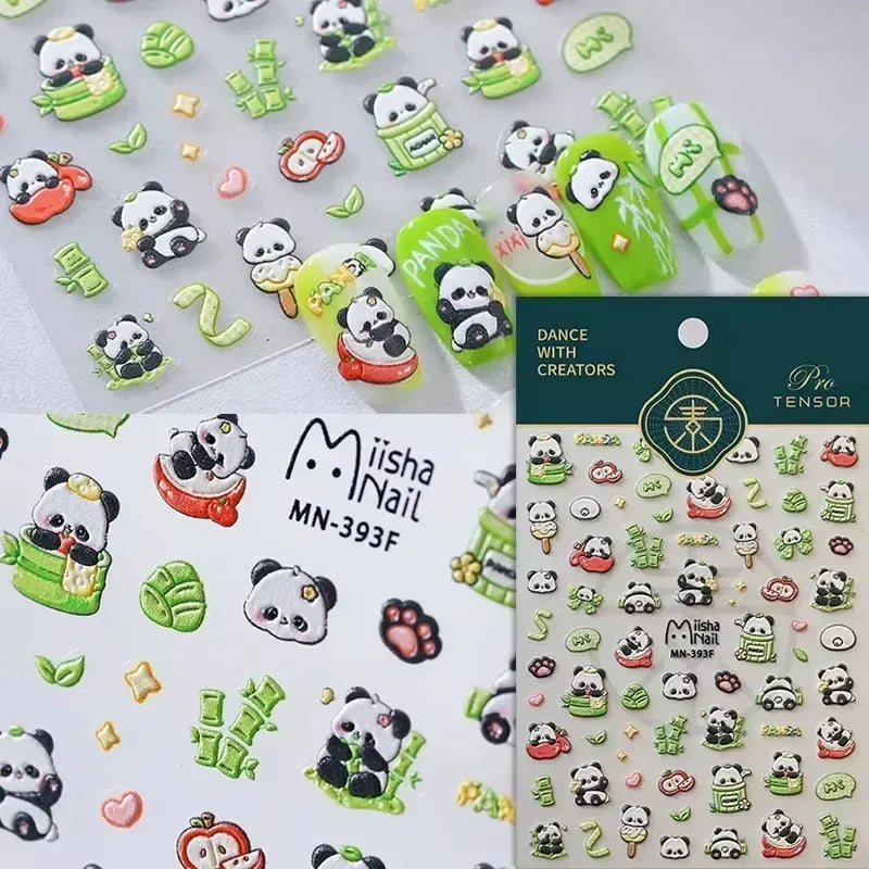Cookies Chocolate Love Heart Flower Bowknot Rabbit Bunny Lace Bear Star Bouquet Rabbit Adhesive Nail Art Sticker Manicure Decal (ONLINE ORDER ONLY)