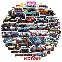 GTR JDM Car Stickers Decals 10/30/50pcs (ONLINE ORDER ONLY)