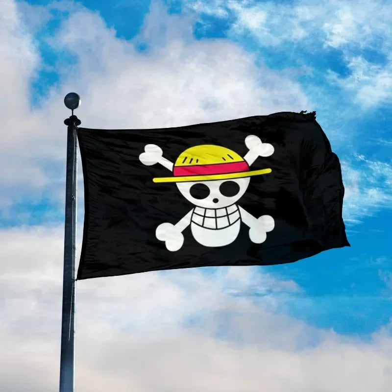 One Piece Flag: Straw Hat Pirates Jolly Roger Banner (ONLINE ORDER ONLY)