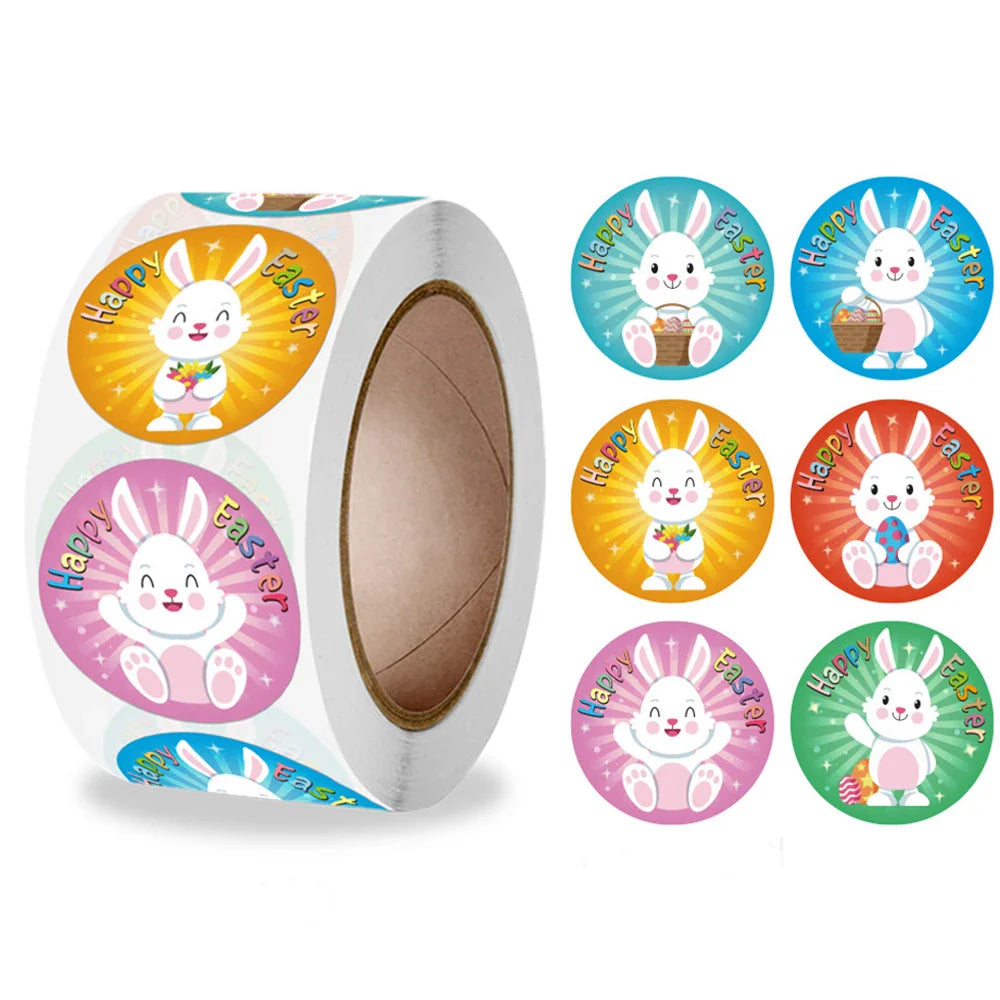 500pcs/roll Animals Stationery Labels Cute Reward Stickers For Kids Children Kindergarten School Students Games Toy (ONLINE ORDER ONLY)