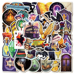 Magic Cartoon Sticker Set: Phone, Laptop, Luggage, Skateboard Decals for Kids (Online Order Only)