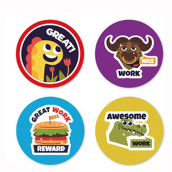 100-500Pcs Reward Stickers Cute animals Motivational Stickers for Kids toys School Reward Students Teachers Stationery Labels (ONLINE ORDER ONLY)
