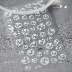 Lotus Flower Leaf Goldfish Ripple Wavelet Water Droplet Lotus Pond Brocaded Carp Self Adhesive Nail Art Stickers Manicure Decals (Online Order Only)