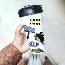 10/30/50PCS Fresh Cow Cheese PVC Graffiti Sticker Sticky Aesthetic Color Decorative Scrapbook DIY Child Phone Stationery Supply (ONLINE ORDER ONLY)