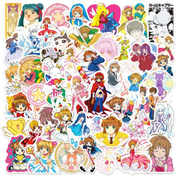 10/30/50PCS Card Captor Sakura Stikers Funny Anime Decals Magic Sticker Luggage Laptop Guitar Bike Cartoon Decoration Kids Toys (ONLINE ORDER ONLY)