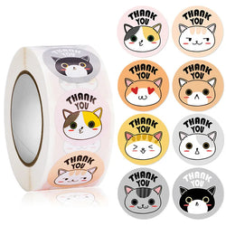 100-500pcs Kids Cute Cartoon Animals Praise Stickers 1Inch Labels for Children Teaching Toy Gift Card Party Packaging Wrapping (Online Order Only)
