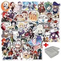 50pcs Game Character Graffiti Stickers for Wall & Desktop Decoration with Storage Box (Online Order Only)