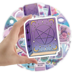 10/30/50pcs Gothic Magic Skull Cartoon Stickers Decals Laptop Car Phone Motorcycle Fridge Bike Cool Waterproof Sticker Kids Toys (ONLINE ORDER ONLY)