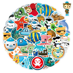 Octonauts Stickers 10/30/50PCS Cartoon Decals for Scrapbook, Luggage, Laptop, Bike, Kids Toys (Online Order Only)