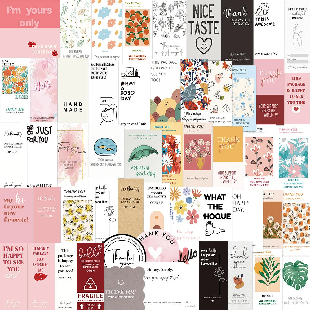 Inspirational Card Motivational Stickers for Laptop Luggage Skateboard Toy Gift (Online Order Only)