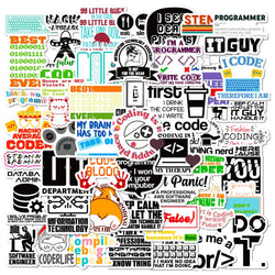 Java Geek Stickers Pack for Laptop, Phone, Notebook, Guitar, Car (Online Order Only)