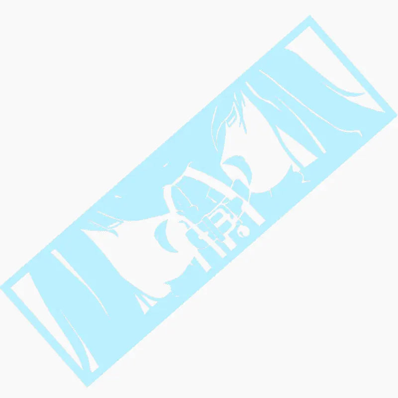 Anime Sticker For Car PVC Vinyl Decal Automobile Modification Window Bumper Decoration Interior Accessories PVC Decals (ONLINE ORDER ONLY)