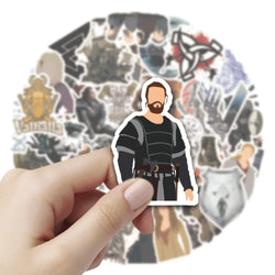 10/50Pcs American TV Series Vikings Stickers Decals Laptop Car Phone Skateboard Bike Fridge Notebook Waterproof Sticker Kid Toy (ONLINE ORDER ONLY)
