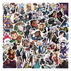 Vox Machina Cartoon Stickers 10/30/50/110PCS Animation Decals for Laptop, Phone, Guitar, Bike (ONLINE ORDER ONLY)