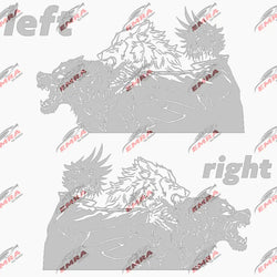 Large Anime Decal Graphic For Cars Sticker Decoration Side Hood Auto Parts Die Cutting Water Proof Vinyl Decals Accessories (ONLINE ORDER ONLY)