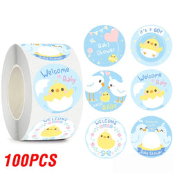 100-500pcs Cartoon Animal Label Thank You Stickers Sealing Label For Business Handmade Baking Cake Party Gift Decoration Sticker (ONLINE ORDER ONLY)