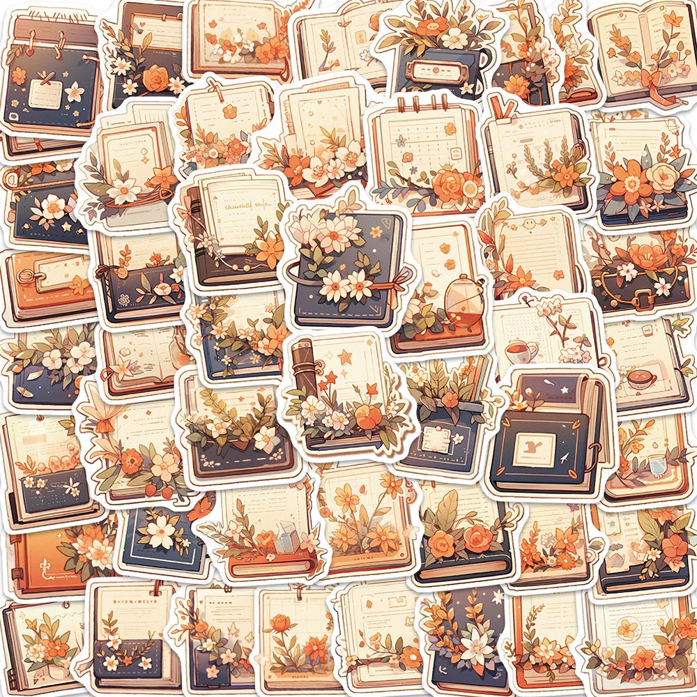 Cute Cartoon Flower Stickers for Notebook Laptop Phone - 10/30/50pcs (Online Order Only)