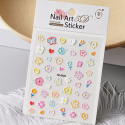 1Pc Summer Nail Art Sticker Lemon Nail Decal Nail Art Supplies Cute Fruit Strawberry Cherry Watermelon Avocado Lemon Nail Design (ONLINE ORDER ONLY)