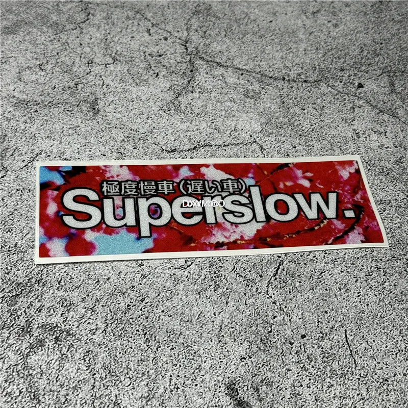 Car Styling Stickers Decal for Flower Cherry Blossom Superslow Auto Motor Applique Vinyl Tape Window Tape (ONLINE ORDER ONLY)