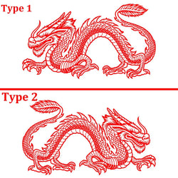 Anime Detachment Car Sticker The Black Dragon Body Big Picture Decoration Movement Style Die Cutting Waterproof PVC Vinyl Decals (ONLINE ORDER ONLY)