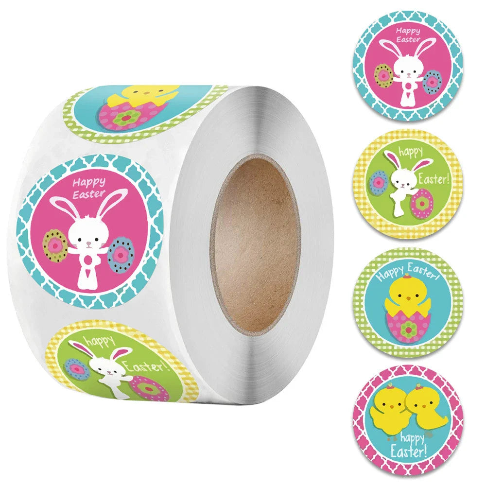 500pcs/roll Animals Stationery Labels Cute Reward Stickers For Kids Children Kindergarten School Students Games Toy (ONLINE ORDER ONLY)