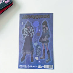 Korean ins Sweet Cool Girl Sticker Diary Scrapbooking DIY Album Decoration Sticker Aesthetic Stationery Art Supplies Personalizd (ONLINE ORDER ONLY)