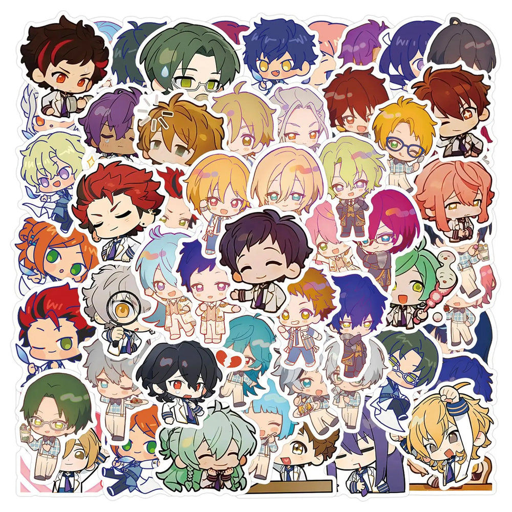 10/30/60PCS Ensemble Stars Stickers Funny Game Graffiti Decals Fridge Luggage Laptop Phone Guitar Car Bike Skateboard Sticker (ONLINE ORDER ONLY)