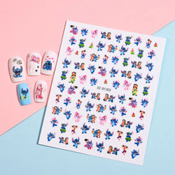1PCS Disney Mickey Series Nail Stickers Cute 3D Minnie Nail Decorations Valentine's Day Christmas Self-Adhesive Nail Supplies *& (ONLINE ORDER ONLY)