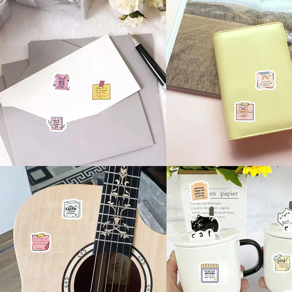 500PCS Bible Reward Stickers Roll with Word Motivational Stickers for School Teacher Kids Student Stationery Kids Stickers (ONLINE ORDER ONLY)