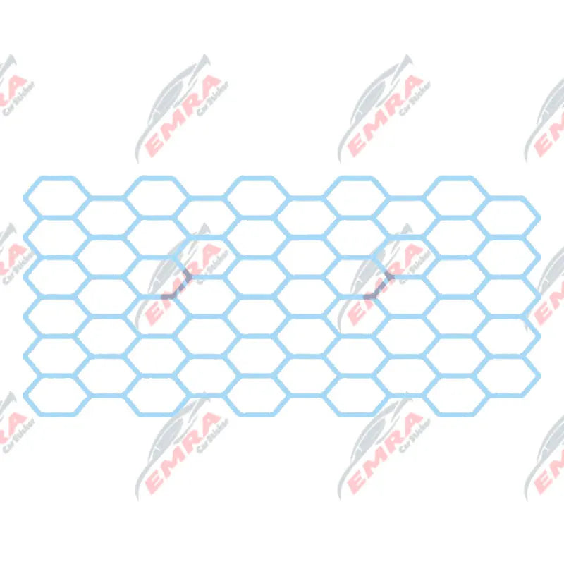 Honeycomb JDM Car Sticker External Accessories Sports Competition Style Decorative Die Cutting PVC Vinyl Decals Fits For Any Car (ONLINE ORDER ONLY)