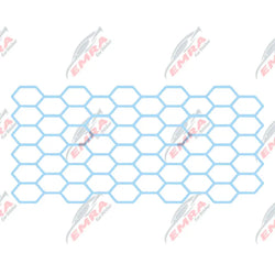 Honeycomb JDM Car Sticker External Accessories Sports Competition Style Decorative Die Cutting PVC Vinyl Decals Fits For Any Car (ONLINE ORDER ONLY)
